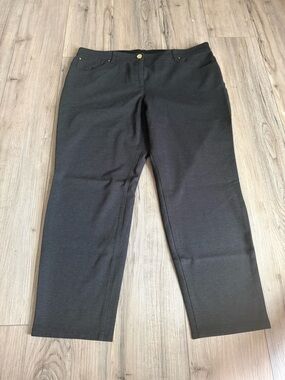 Chico’s So Slimming Women's Black Stretch Straight-Leg Pants Size 16